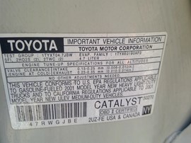 2001 TOYOTA SEQUOIA, WHITE, LIMITED MODEL, 4.7L, AT, 4WD.  Z26264